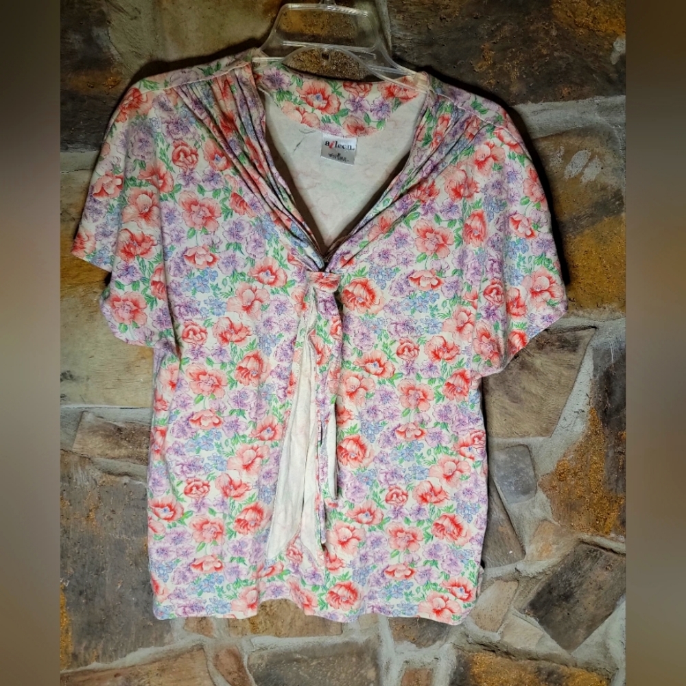 Aileen vintage floral top